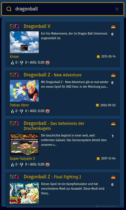 Suche 2